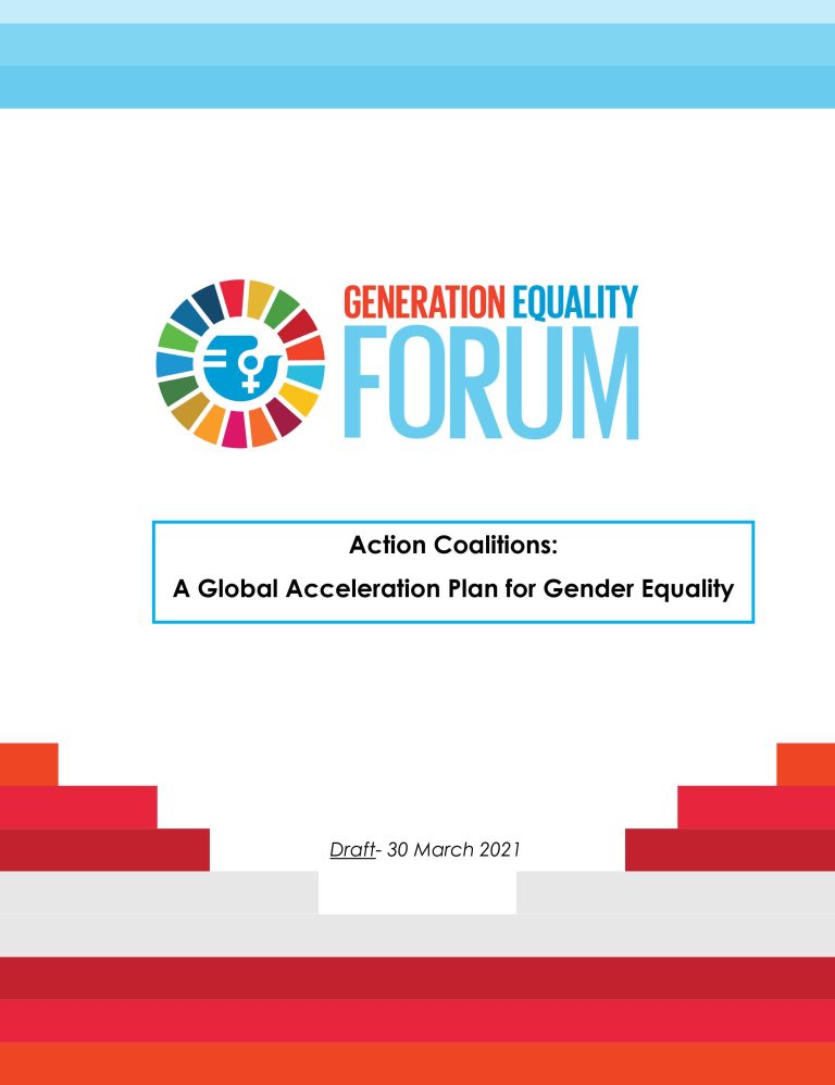 Actions Coalitions : A Global Acceleration Plan for Gender Equality – ABAAD